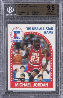 1989-90 Hoops #21 Michael Jordan All-Star - BGS GEM MINT 9.5